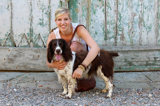 Outfit: Shorts and Dog