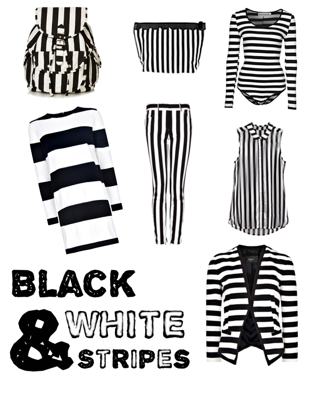 TREND: BLACK AND WHITE STRIPES