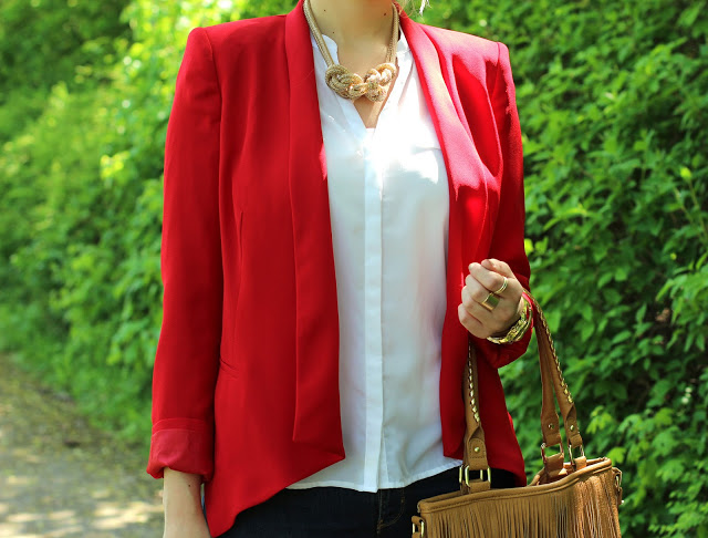 OUTFIT: RED BLAZER