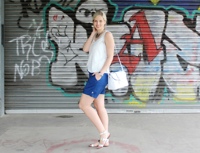 OUTFIT: NAVY SHORTS