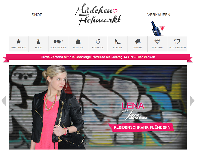 LÖWENHERZ AUF DEM MÄDCHENFLOHMARKT