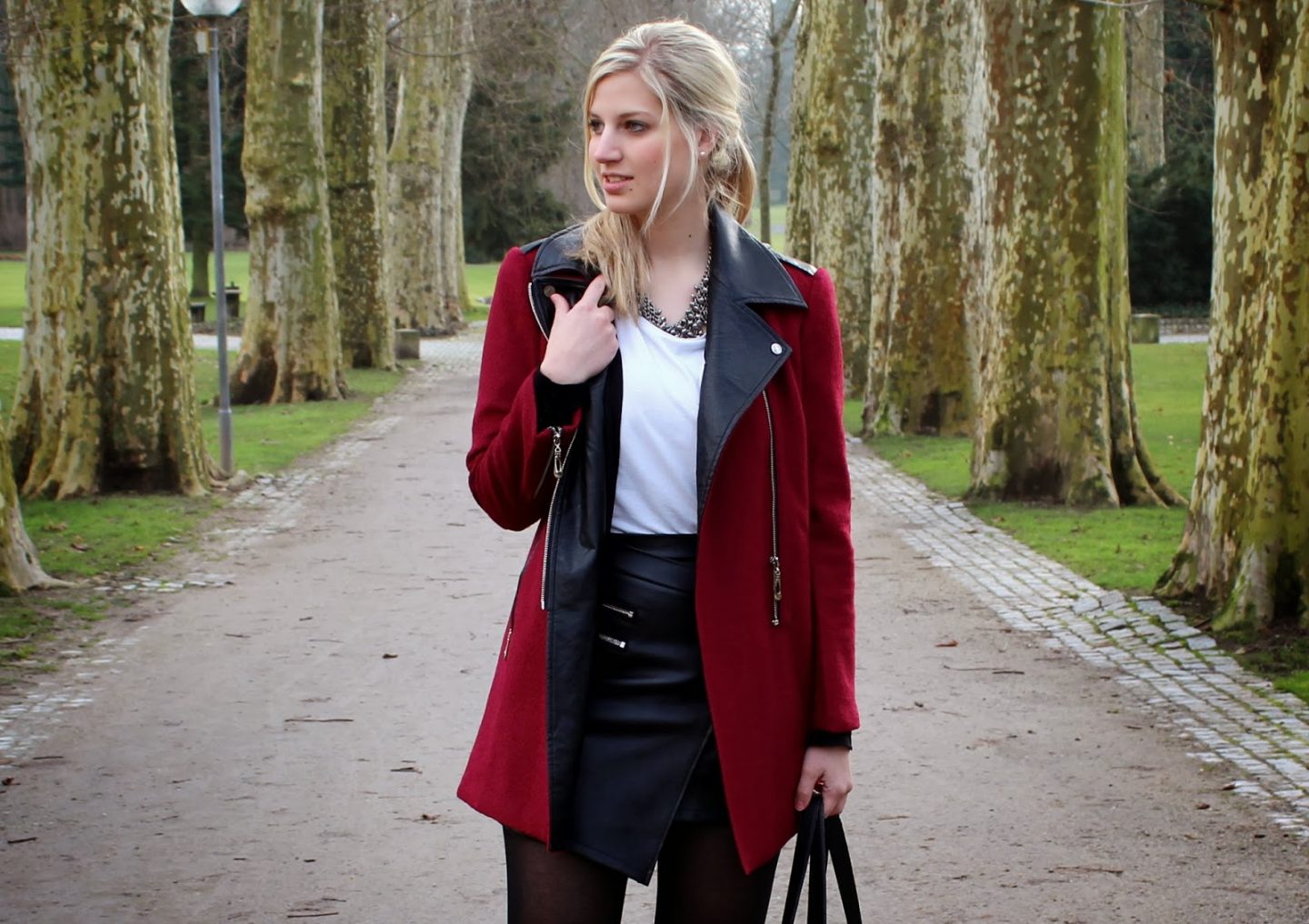 OUTFIT: Asymmetric Leather