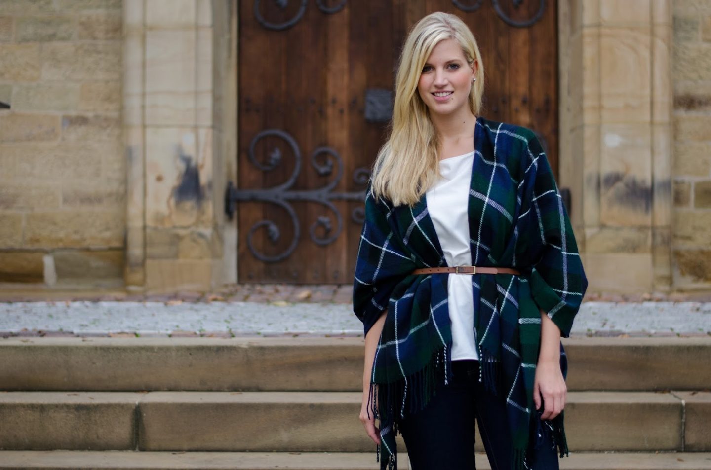 OUTFIT: Plaid Cape